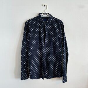 Scotch & Soda Shirt Men's M AMS Blauw Regular Fit Button Down